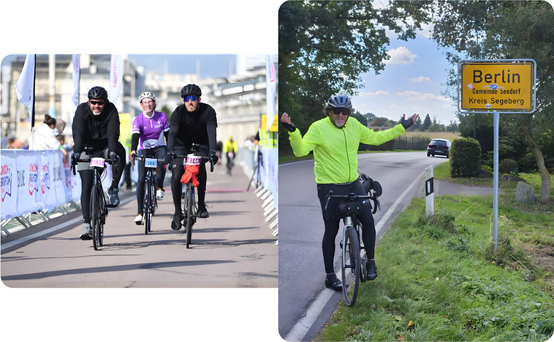 SHL Group charity fundraising cycle challenge